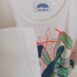 80s Rebecca Owen single stitch butterflies tee details