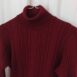 Vintage Bruestle Fisherman Jumper in Ruby Red S 3