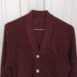 Vintage Cardigan in Mahogany S 3