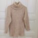 Vintage Delicate Cable Knit Jumper in Nude S 2b