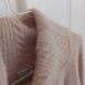 Vintage Delicate Cable Knit Jumper in Nude S 3