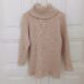 Vintage Delicate Cable Knit Jumper in Nude S 4