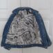 Vintage Denim Jacket Unique Lining Print XS 3