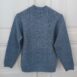 Vintage Jumper in Medium Blue with Cable Knit Details S 2