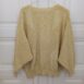 Vintage Lecomte Boucle Knit Jumper in Pastel Yellow OneSize 2