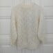 Vintage Pointelle Knit Jumper in Creme OneSize 3