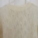 Vintage Pointelle Knit Jumper in Creme OneSize 4