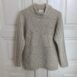 Vintage Via Appia Jumper with Cable Knit Details in Light Grey S 2