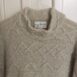 Vintage Via Appia Jumper with Cable Knit Details in Light Grey S 3