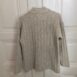 Vintage Via Appia Jumper with Cable Knit Details in Light Grey S 4