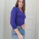 Vintage Wolford Cardigan in Purple XS 1