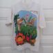 vintage wildlife birds butterfly floral print tee front