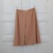 60s Bruestle Pleated Crepe Skirt 27“ front