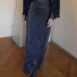 90s Choise Long Skirt in Metallic Gold and Black S - M 5