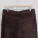 Vintage Brown Suede Leather Flare Bell Bottom Trousers M detail 3