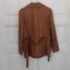 Vintage Ruffo Leather Coat in Creme S 4