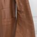 Vintage Ruffo Leather Coat in Creme S 5