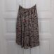 Vintage Two-Piece with Animal Pattern in Gold & Brown OneSize skirt back