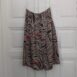 Vintage Two-Piece with Animal Pattern in Gold & Brown OneSize skirt front