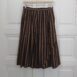 Vintage Two-Piece with Stripes Brown S skirt front