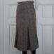 40s Herringbone Wool Skirt with Pleats 32 25“ Rêvelance 2