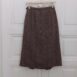 40s Herringbone Wool Skirt with Pleats 32 25“ Rêvelance back