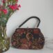 Rêvelance Vintage Bags Dova U.S.A. Frame Bag Woven Floral 00046