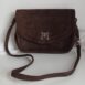 Rêvelance Vintage Bags Suede Saddle Bag Brown 00023