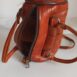 Rêvelance Vintage Bags Tiny Duffle Bag Leather Burgundy 00003