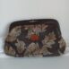 Rêvelance Vintage Bags USSARO clutch frame bag jaquard earthy leaves 00062