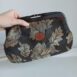 Rêvelance Vintage Bags USSARO clutch frame bag jaquard earthy leaves 00065