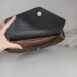 Rêvelance Vintage Bags mirfor black leather shoulder bag 00008