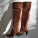 Rêvelance Vintage Knee High Boots Les Garcons Milano Genuine Leather 2