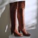 Rêvelance Vintage Knee High Boots Les Garcons Milano Genuine Leather 3