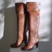 Rêvelance Vintage Knee High Boots Les Garcons Milano Genuine Leather 4