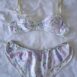 Rêvelance Vintage Lingerie Palmers Pastel Floral Satin Set 00168