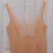 Rêvelance Vintage Lingerie mäser full slip pastel apricot Austria made 00112