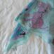 Rêvelance Vintage Scarves Pure Silk Hand Rolled Hand Painted Cat Dogs China 00027