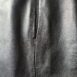 Vintage Black Leather Pencil Skirt Rêvelance Detail