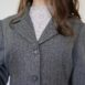 Rêvelance Collection Herringbone Wool Blazer detail