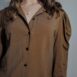 Rêvelance Vintage 70s Blouse Puffed Sleeves Princess Seams Chocolate Brown 00024