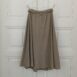 Rêvelance Vintage Beige Wool Circle Skirt Tea Length 00001