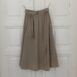 Rêvelance Vintage Beige Wool Circle Skirt Tea Length 00002