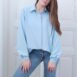 Rêvelance Vintage Blouse Pastel Blue Sommermann Germany 00006