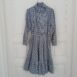 Rêvelance Vintage Plaid Cottage Dress Brown Blue00001