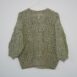 Rêvelance Vintage Pointelle Knit Jumper Handmade Sage 00001