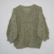 Rêvelance Vintage Pointelle Knit Jumper Handmade Sage 00002