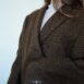 Rêvelance Vintage Stones Pure Wool Plaid Jacket brown detail