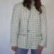 Rêvelance Vintage dELMOd plaid blazer wool and silk closed