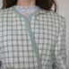 Rêvelance Vintage dELMOd plaid blazer wool and silk detail